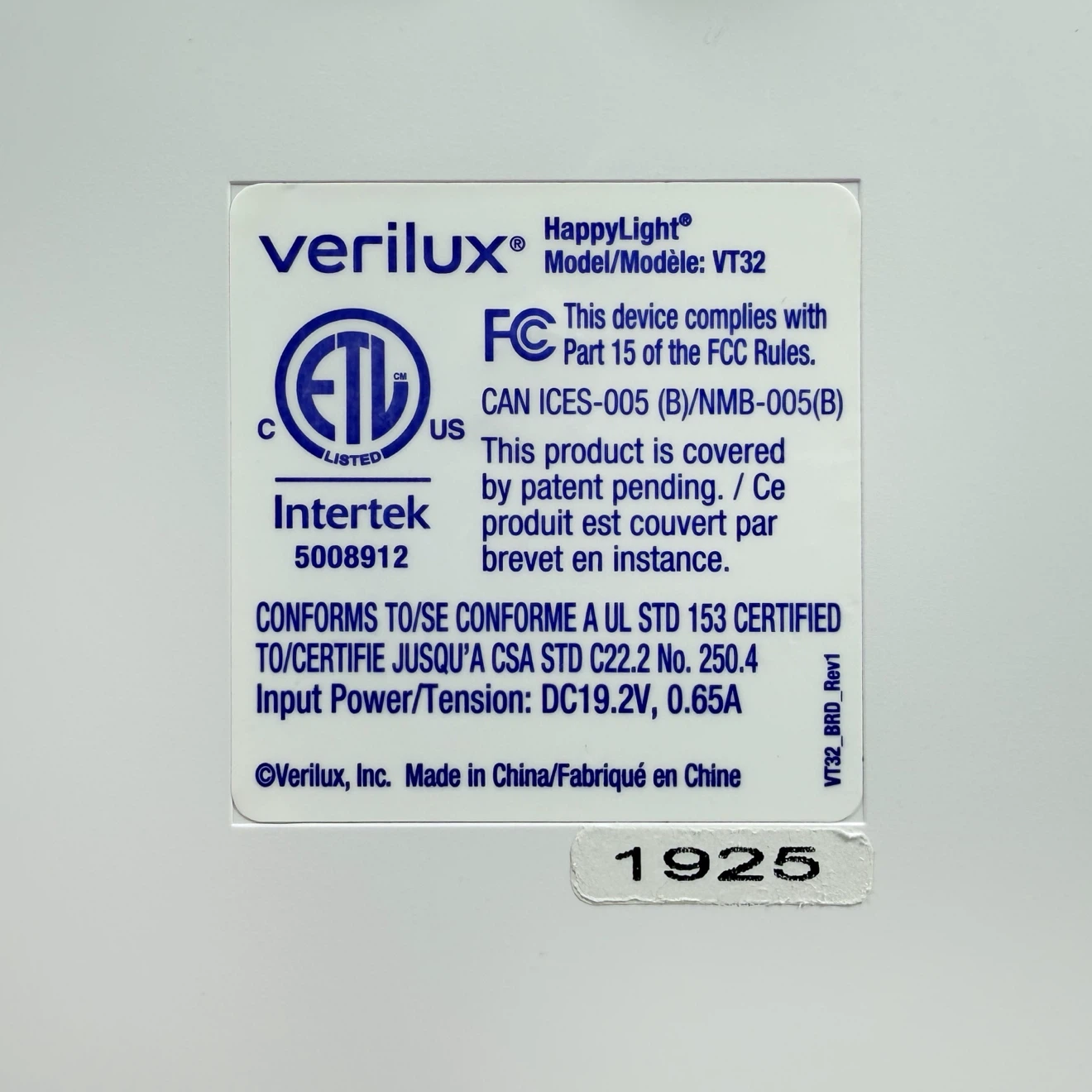 Verilux HappyLight Light Therapy Lamp - photo 4