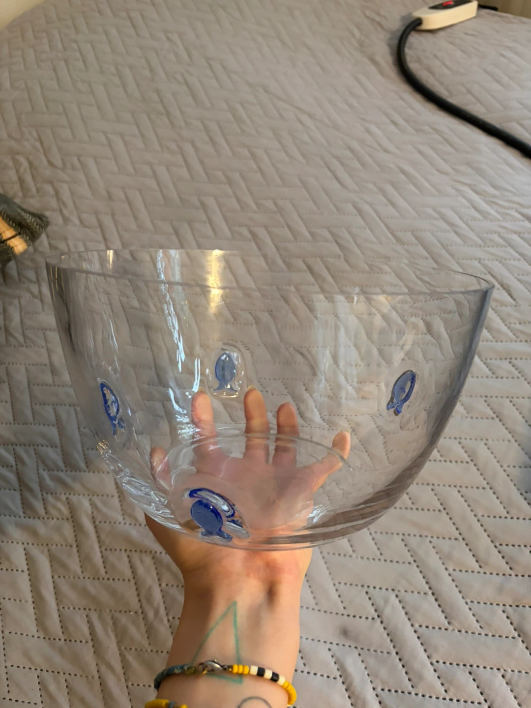 8in glass bowl