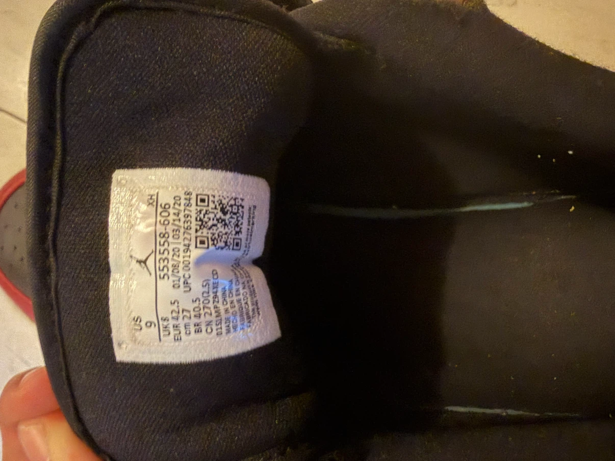 Air Jordan 1 Low Bred Black and Red sneakers - photo 2