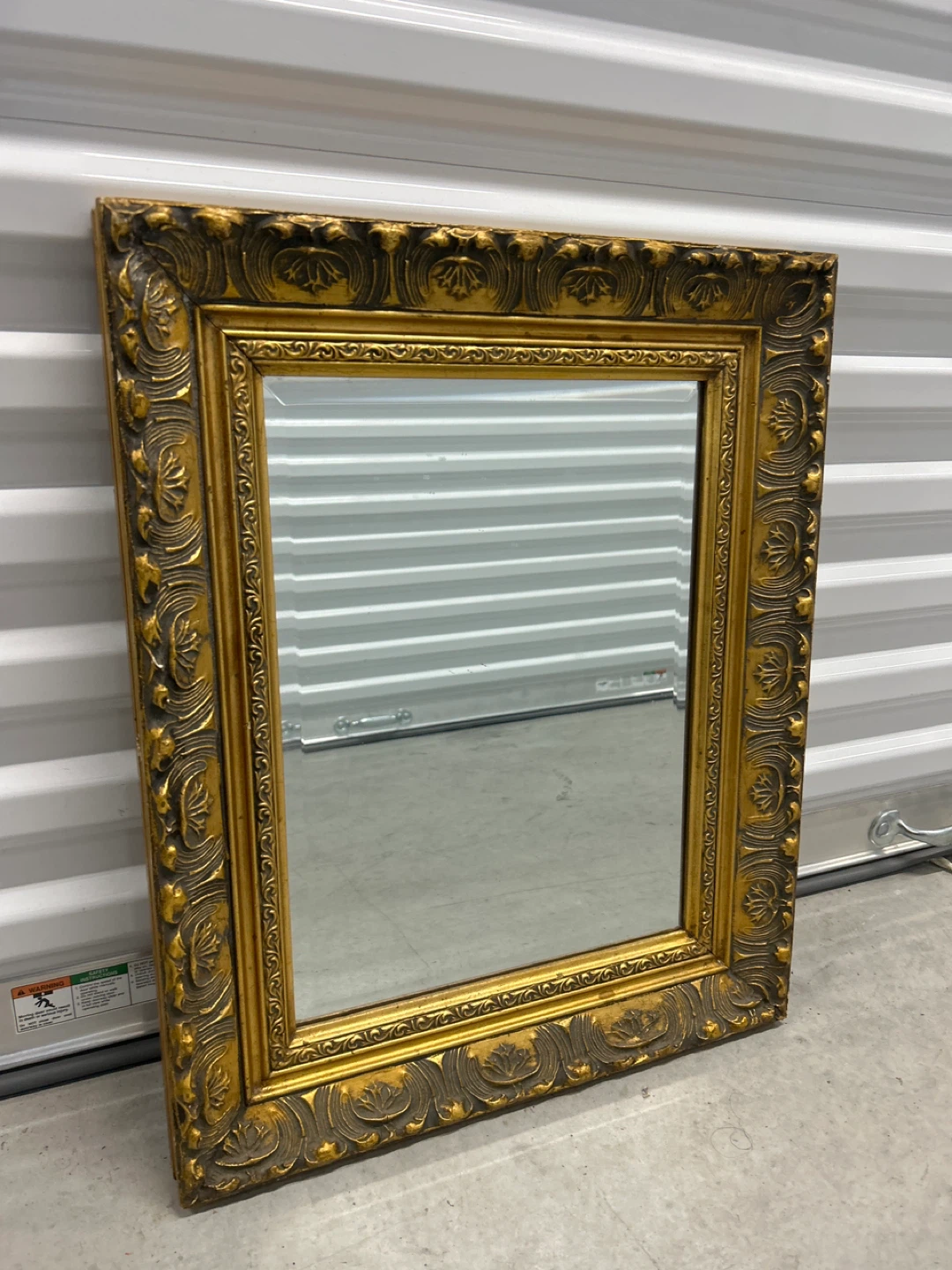 Ornate Gold Framed Wall Mirror