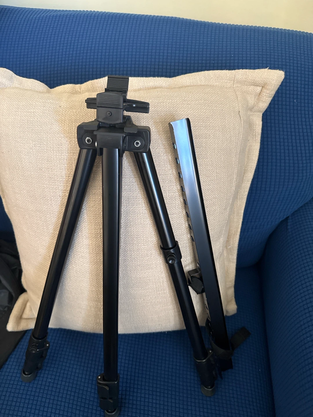 Black Camera Tripod