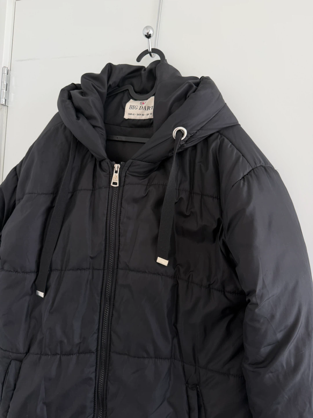 Zara jacket Black Puffer long Coat