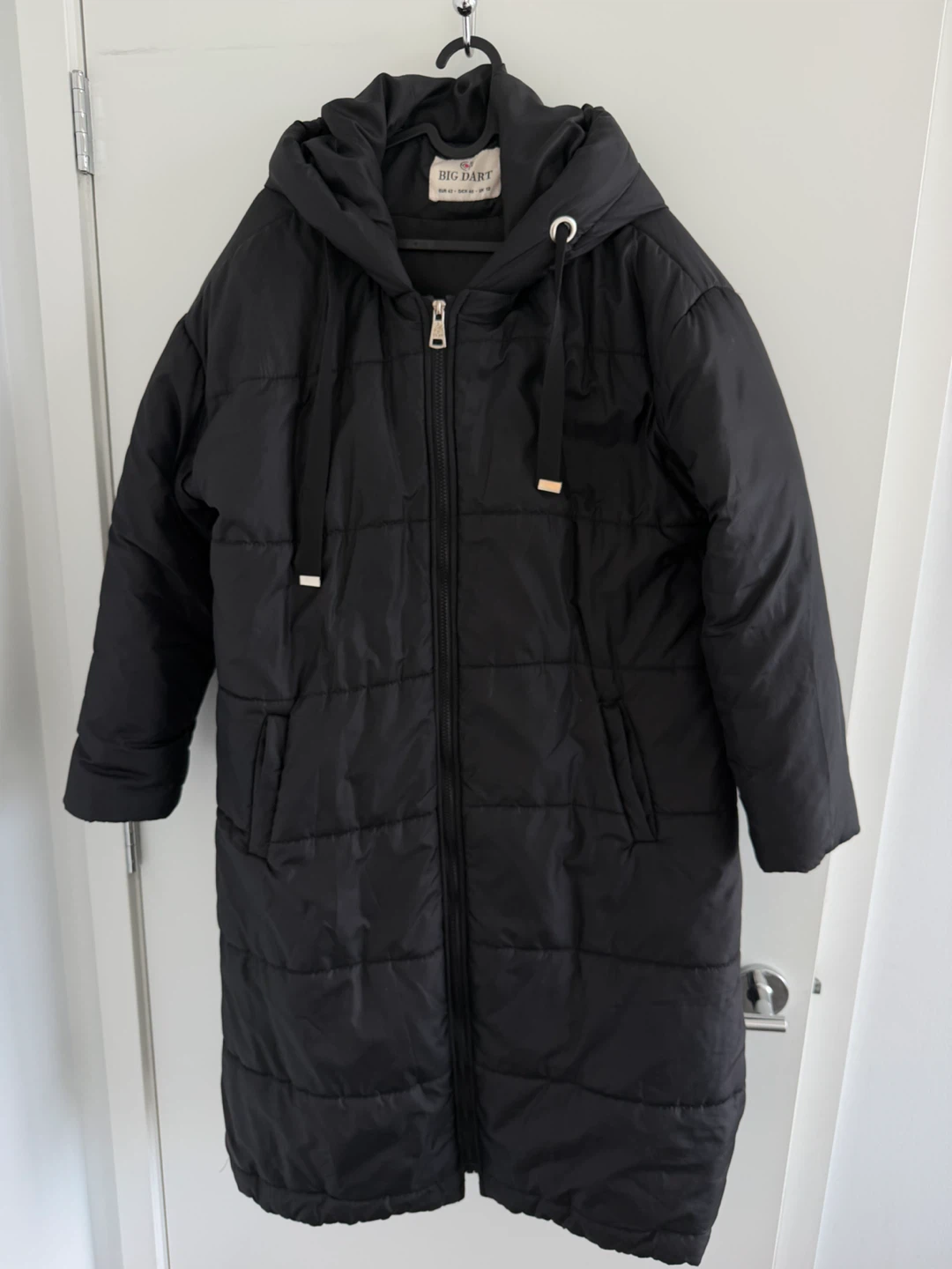 Zara jacket Black Puffer long Coat - photo 2