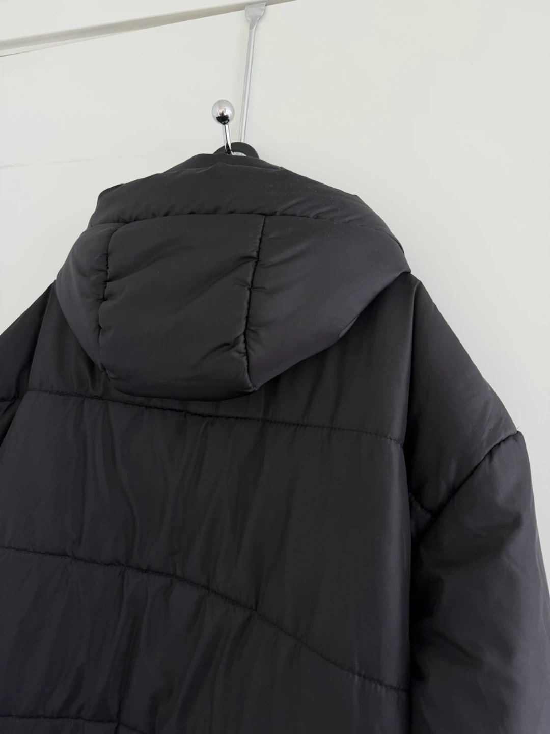Zara jacket Black Puffer long Coat - photo 3