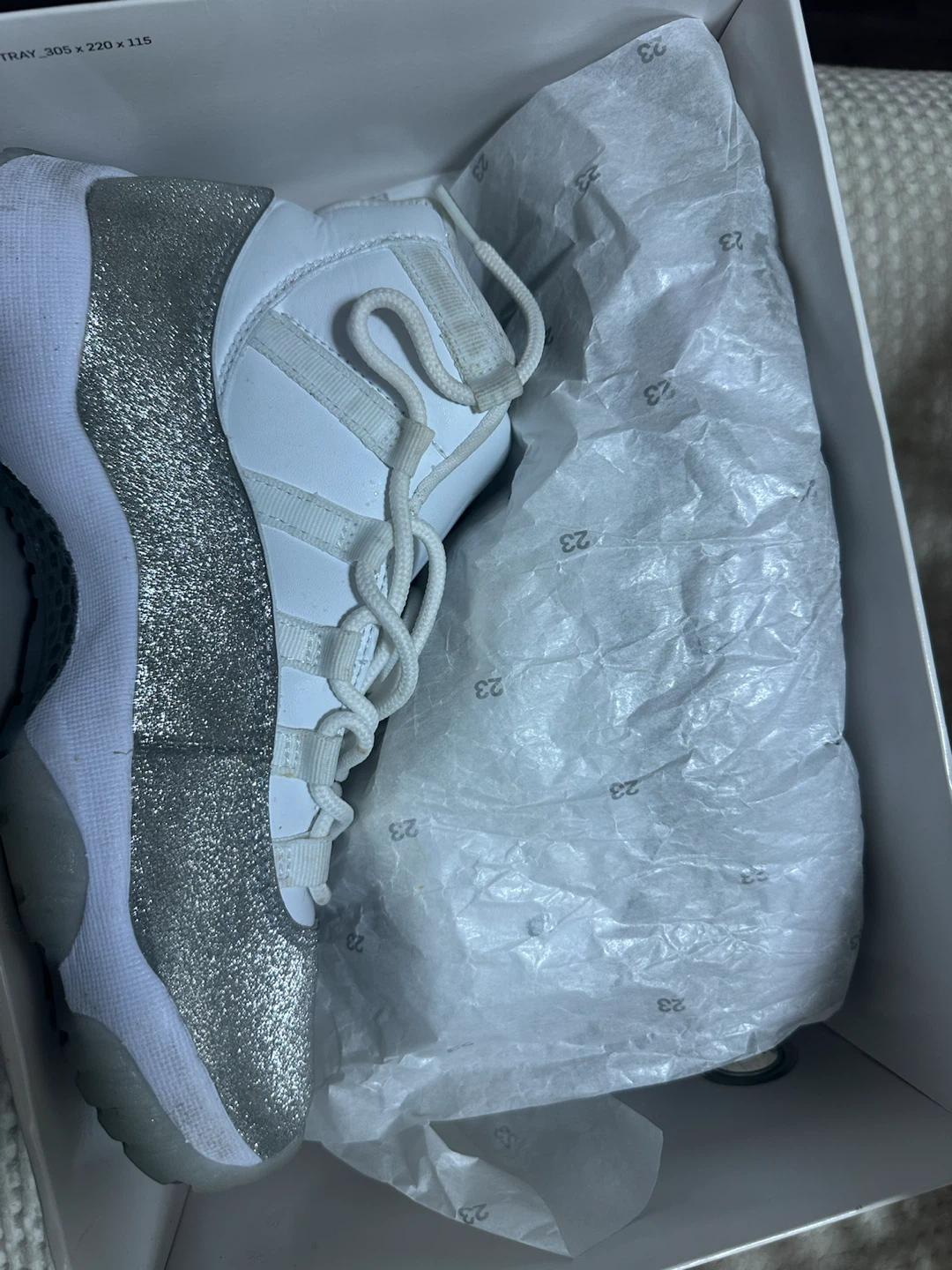 Wmns Air Jordan 11 Retro White/Metallic Silver - photo 5