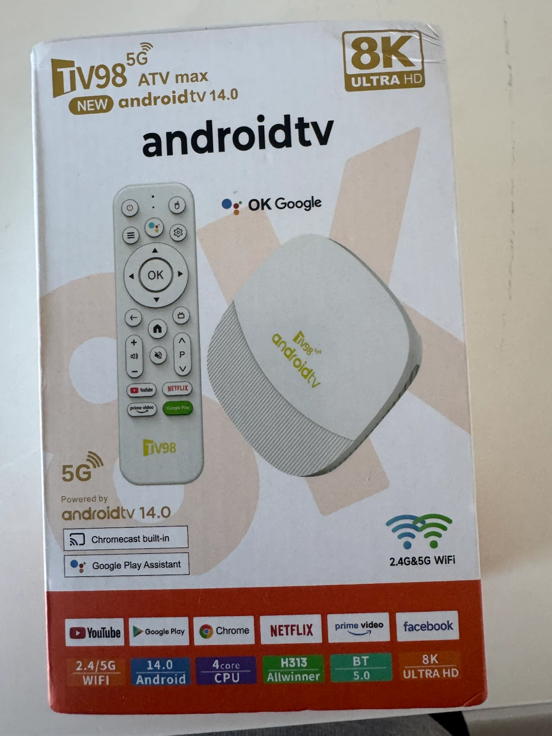 Tiv98 5G ATV Max Android TV Box