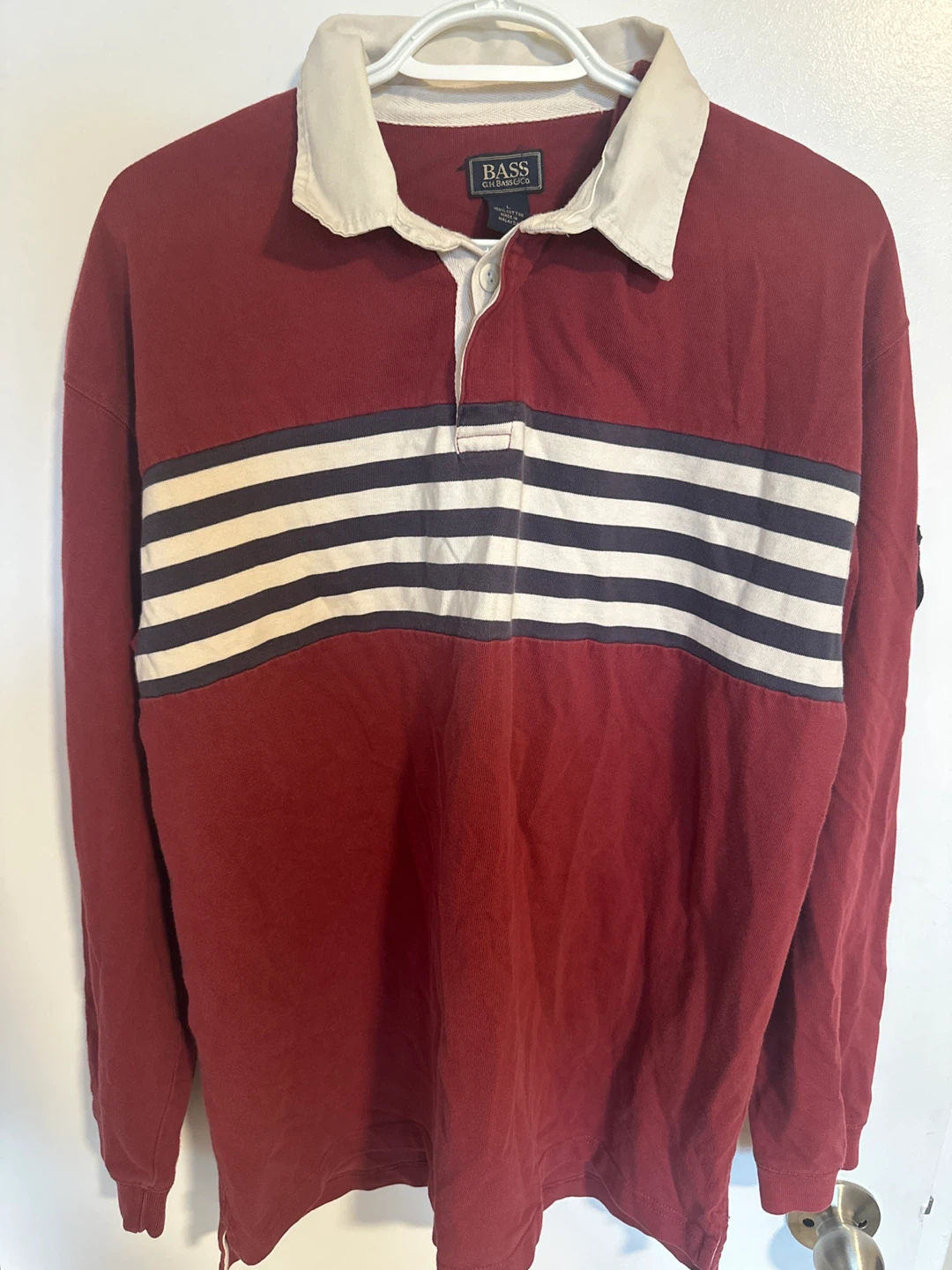 G.H. Bass & Co. Long Sleeve Rugby Shirt
