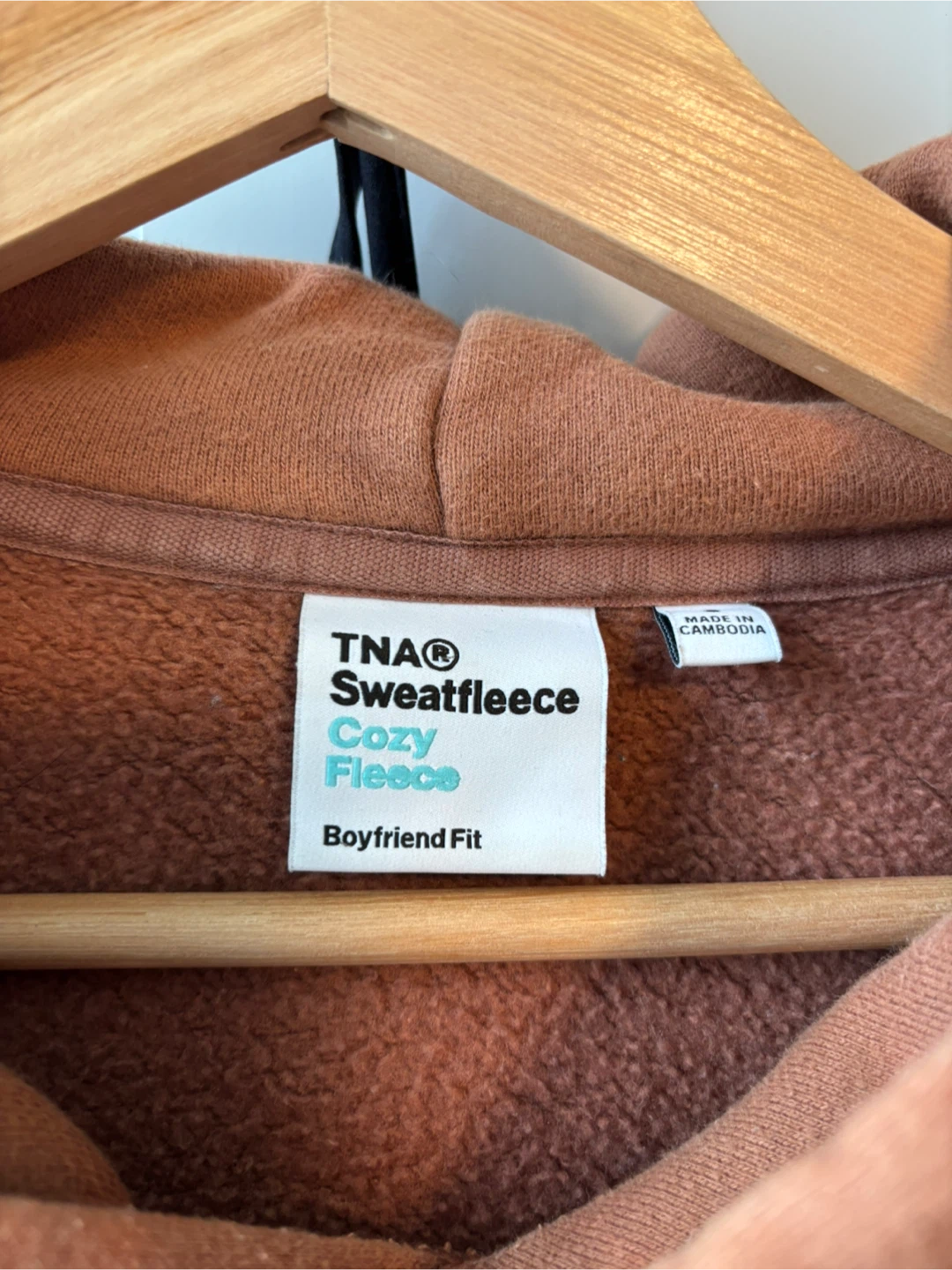 Aritzia TNA Cozy Fleece Boyfriend Fit Hoodie - photo 3