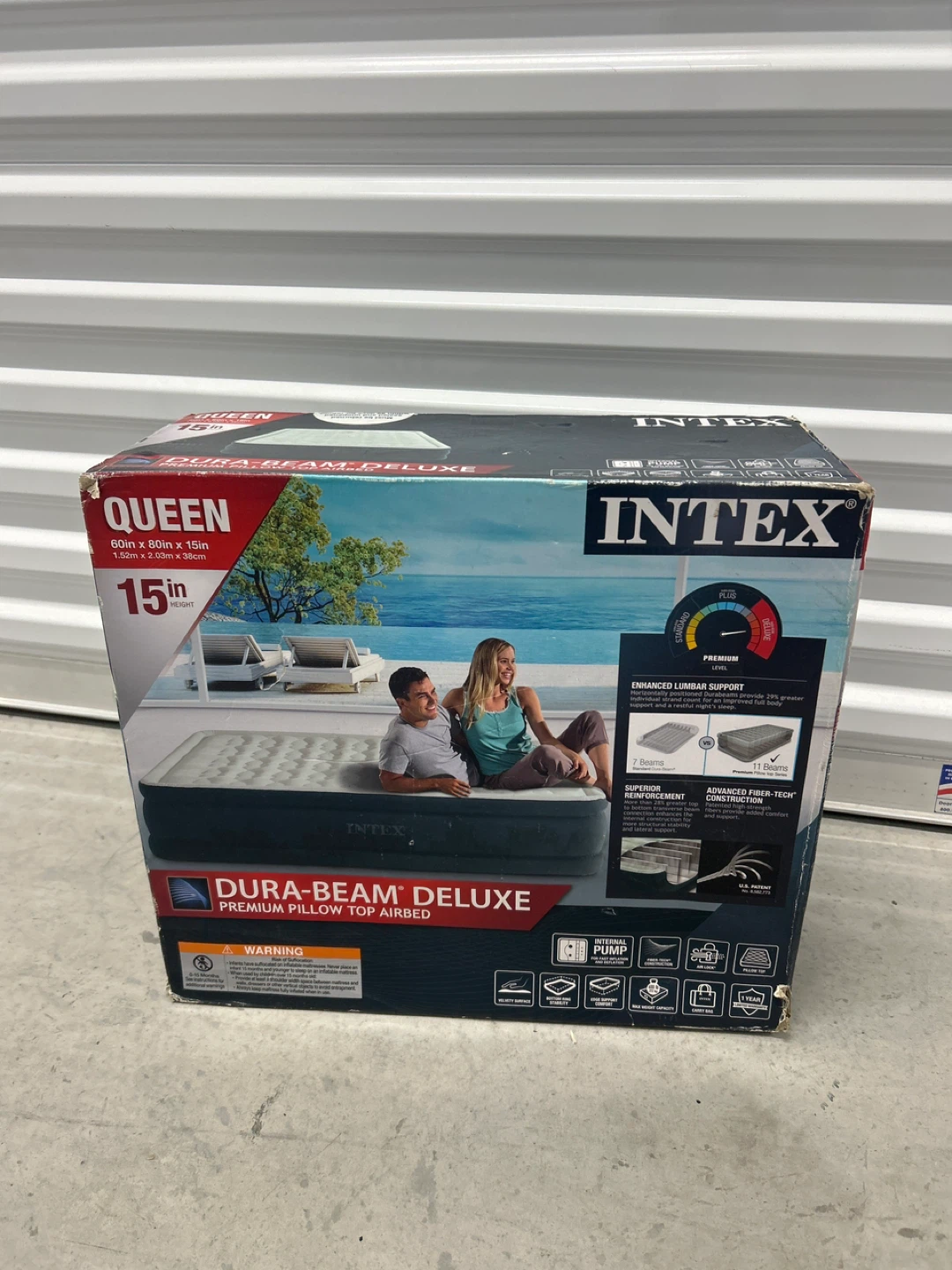 Intex Dura-Beam Deluxe Queen Airbed - photo 2