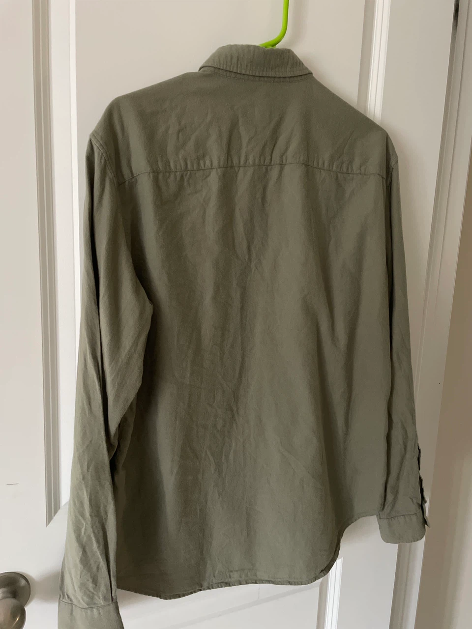 Club Monaco Olive Green Slim Fit Shirt - photo 3