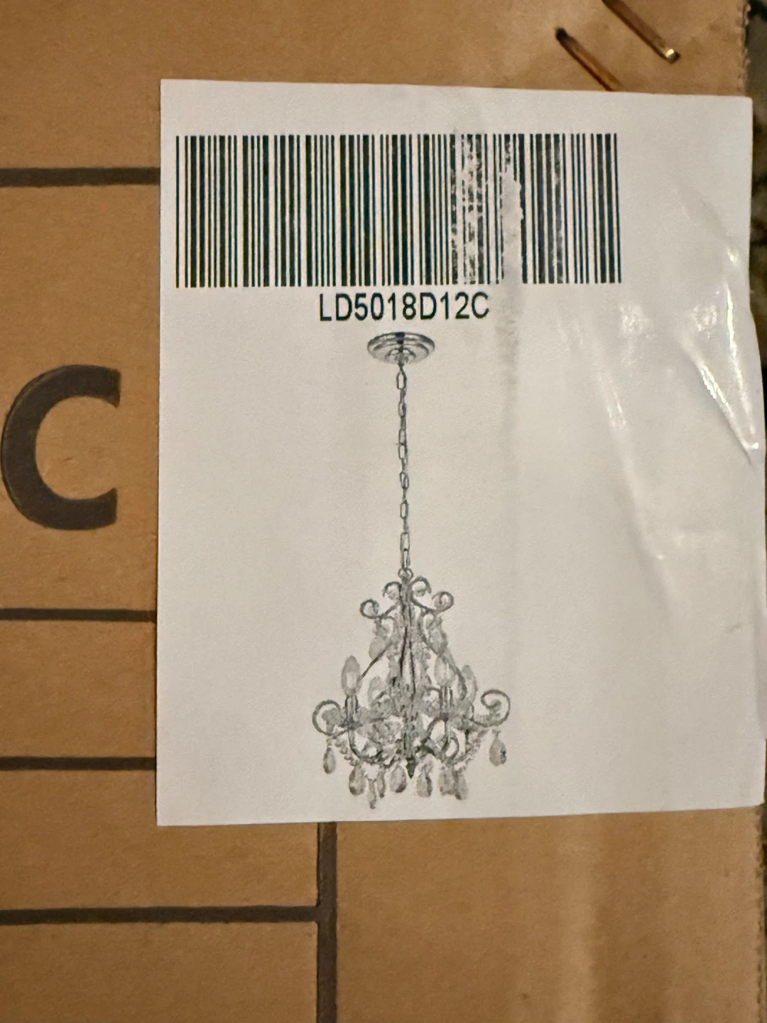 NEW Factory Sealed-Elegant Kato 4-Light Crystal Chandelier - photo 3