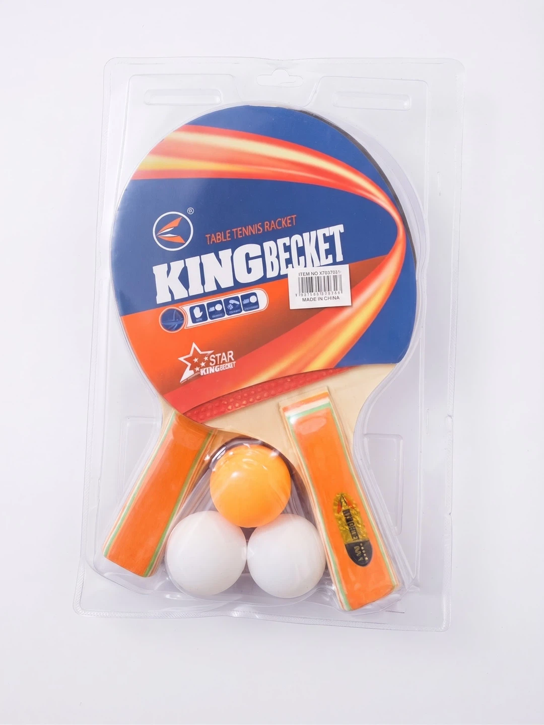 Kingbecket Table Tennis Racket Set