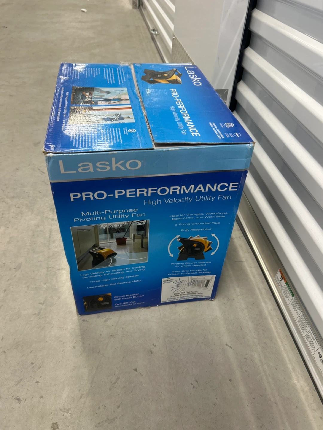 Lasko Pro-Performance High Velocity Utility Fan - photo 2