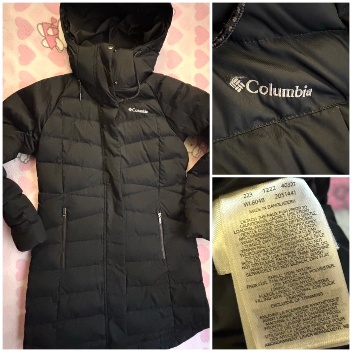 Columbia - Black Down Parka - *Size Women Medium*