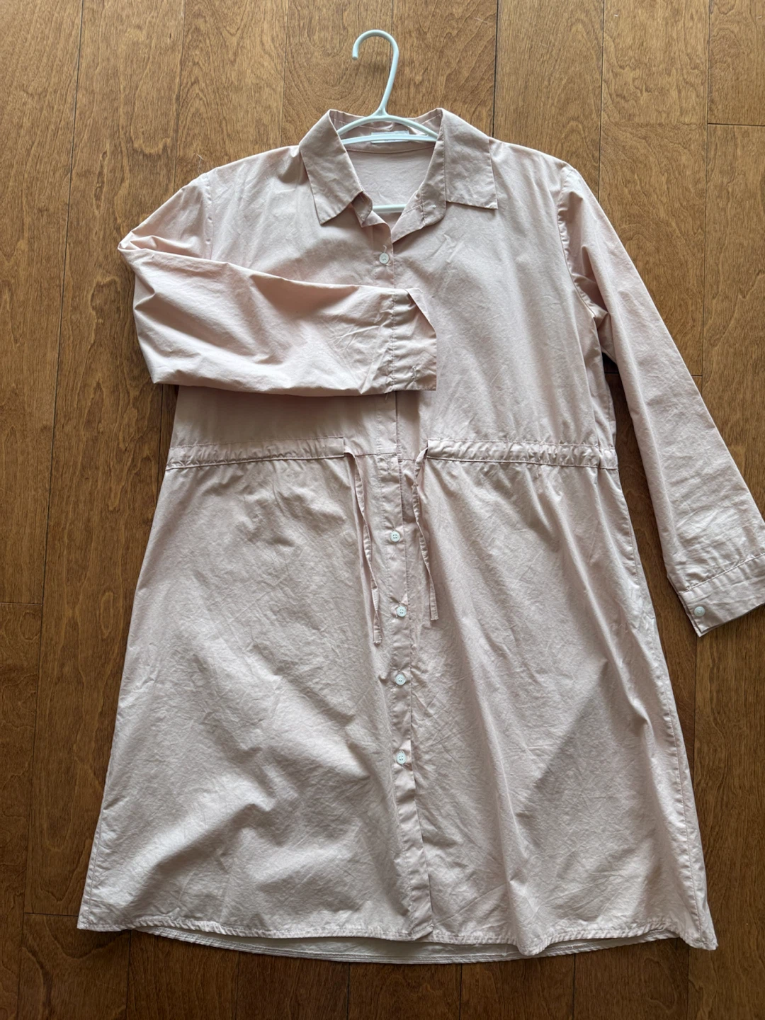 Light Pink Shirt Dress