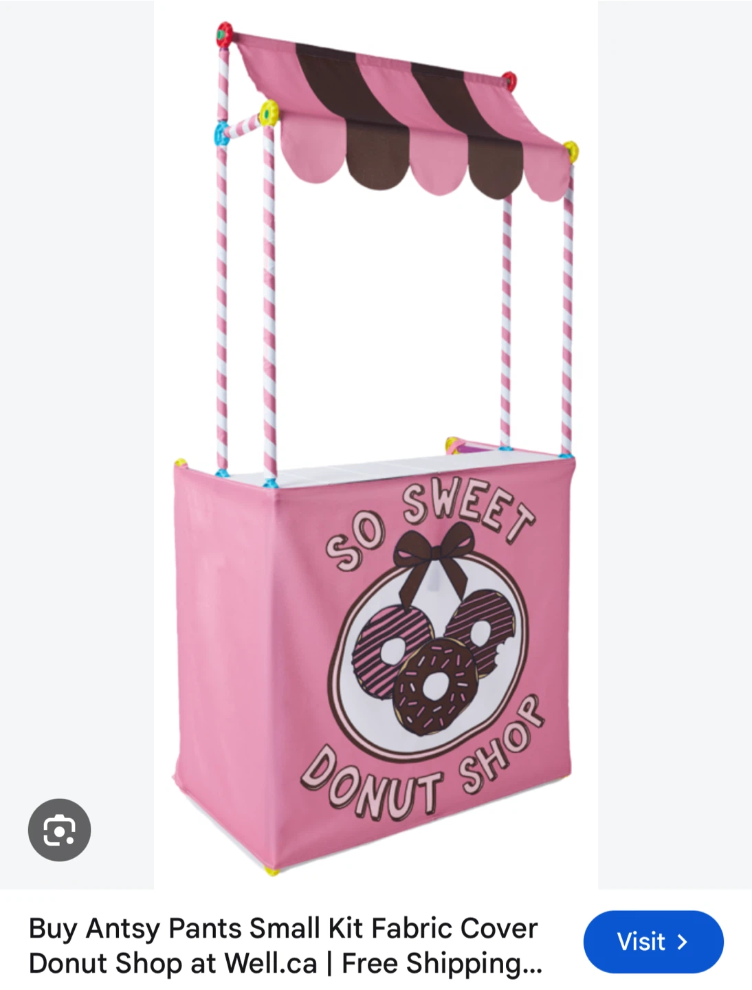 Antsy Pants Pole and Connector Set, With Donut Shop