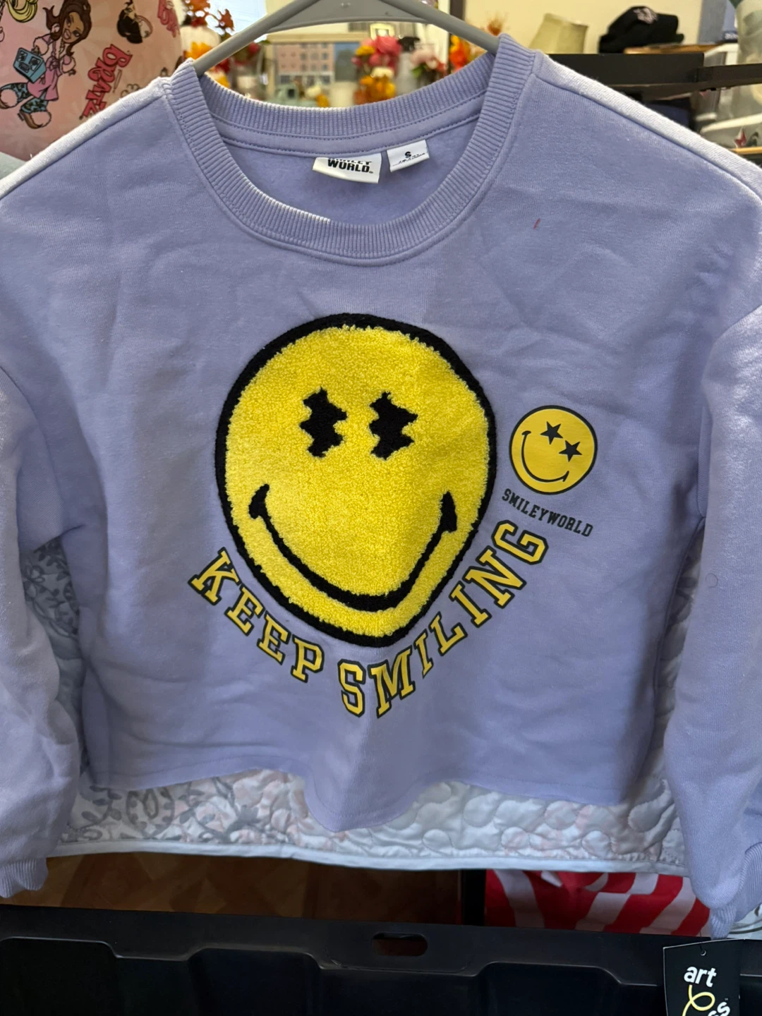 SmileyWorld Keep Smiling Crewneck Sweatshirt