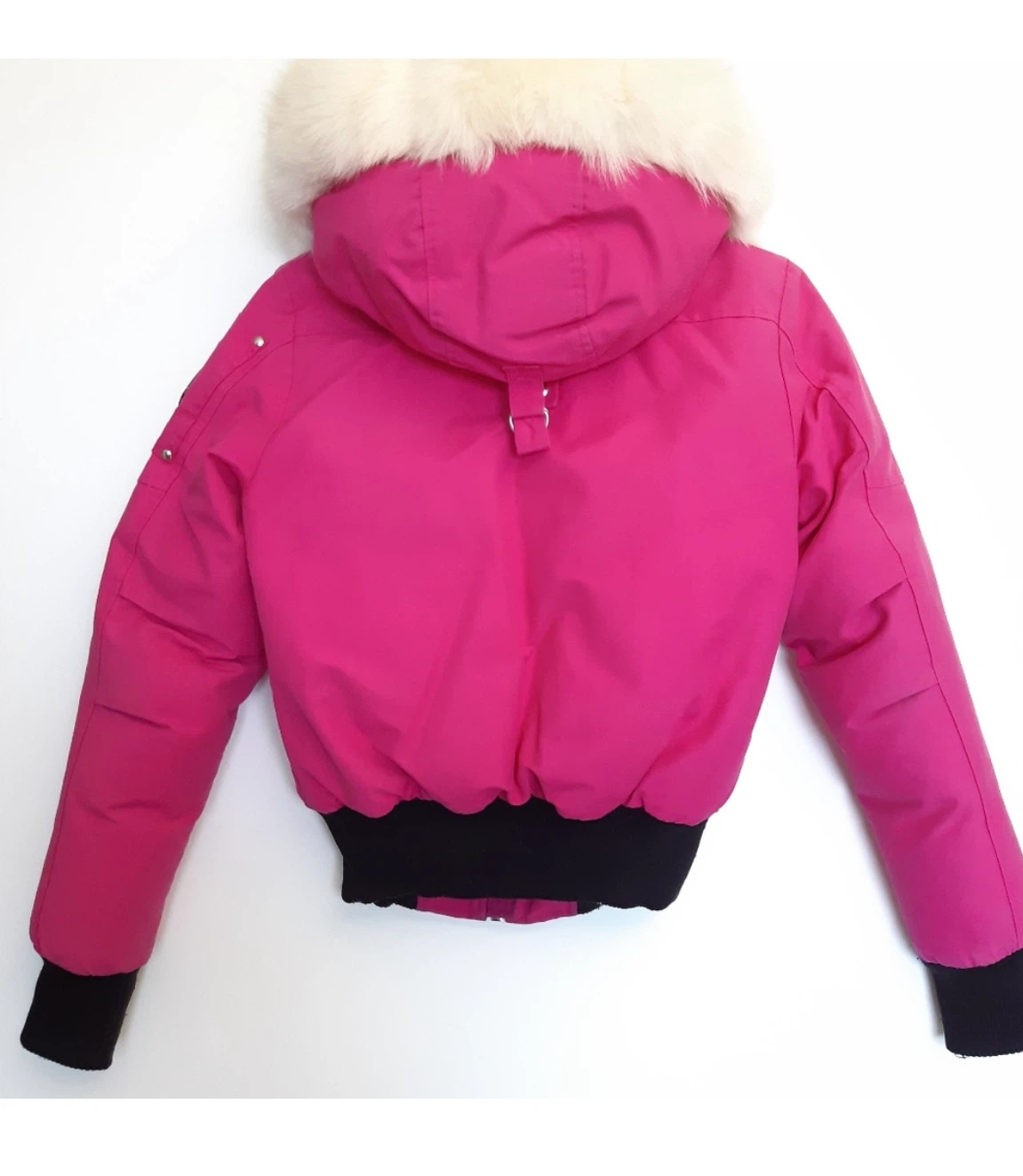 Moose Knuckles Down Filled Pink Bomber Jacket - photo 3