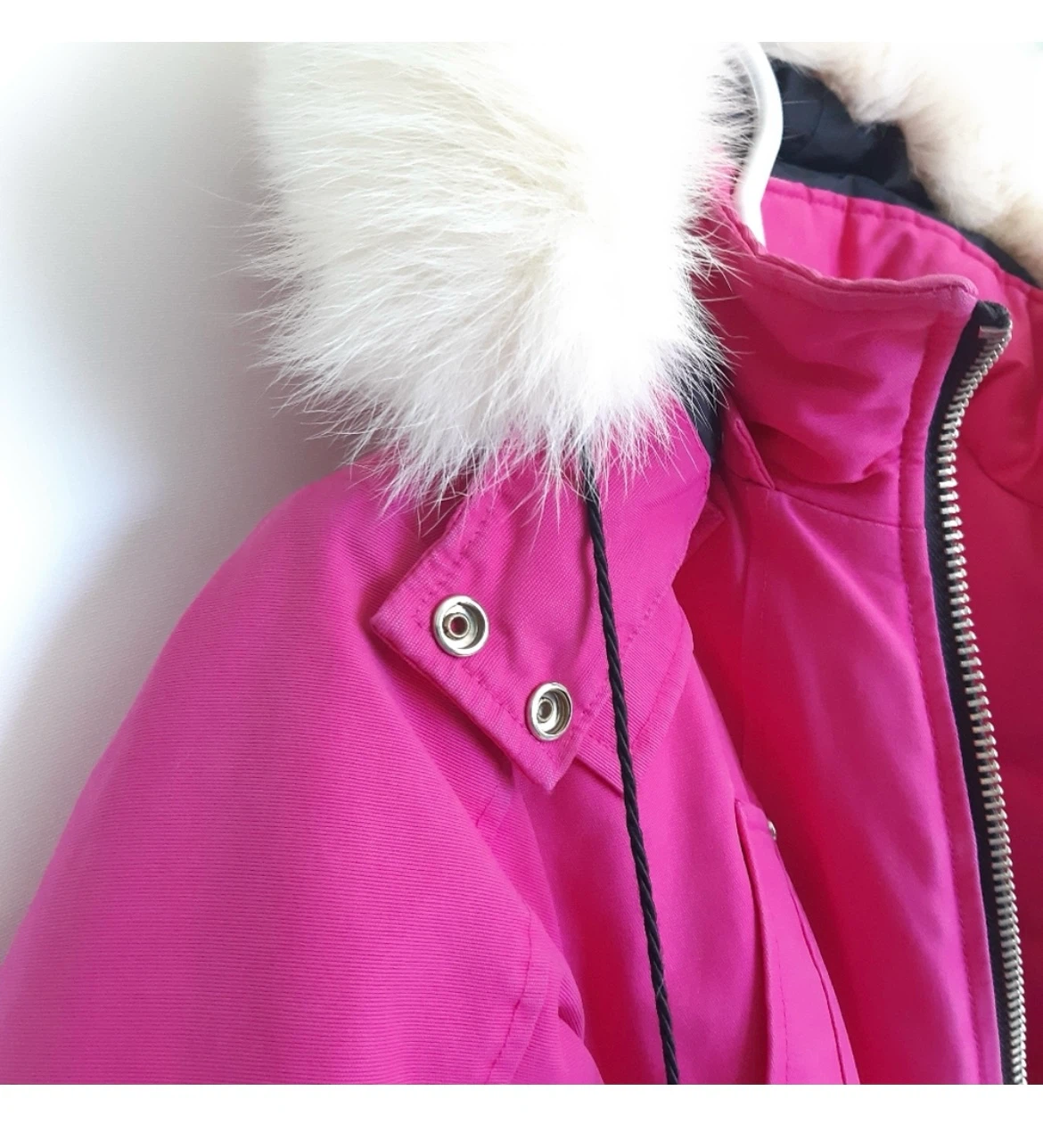 Moose Knuckles Down Filled Pink Bomber Jacket - photo 5