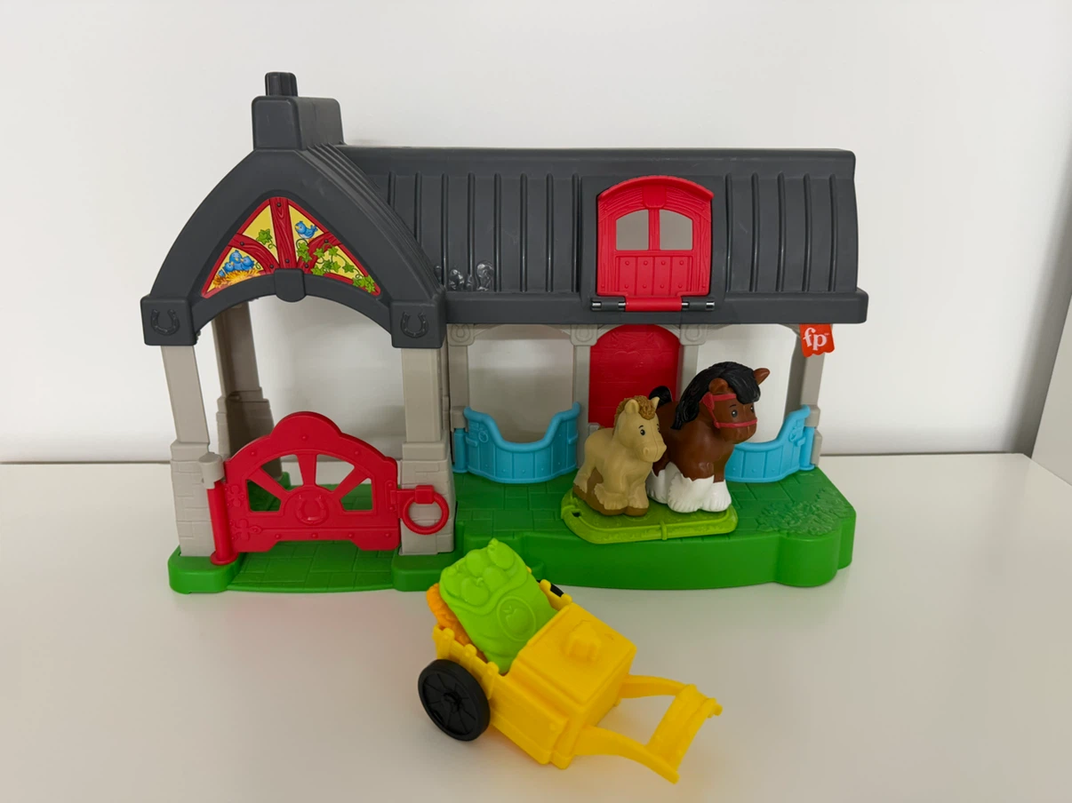 Fisher-Price Little People Friendly Horses Stable Playset