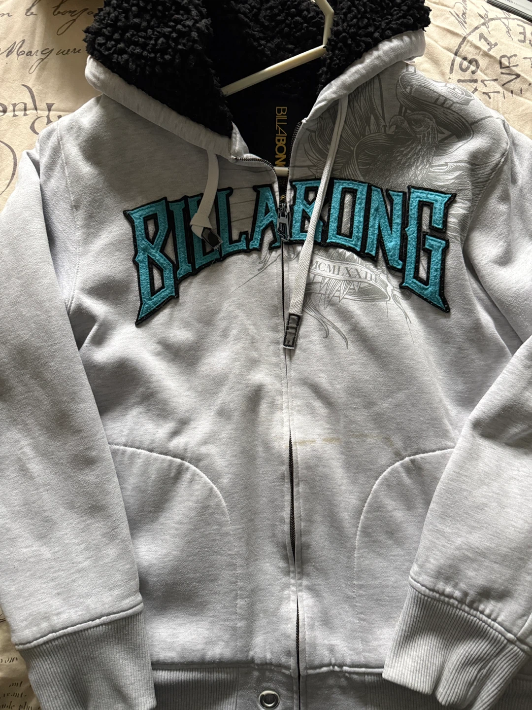 Billabong Fleece-Lined Zip Hoodie