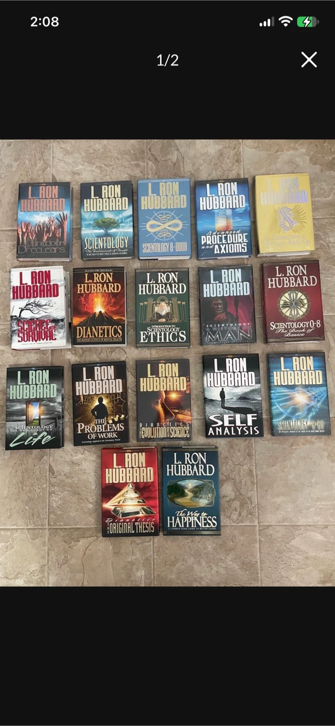Collection of L. Ron Hubbard Books