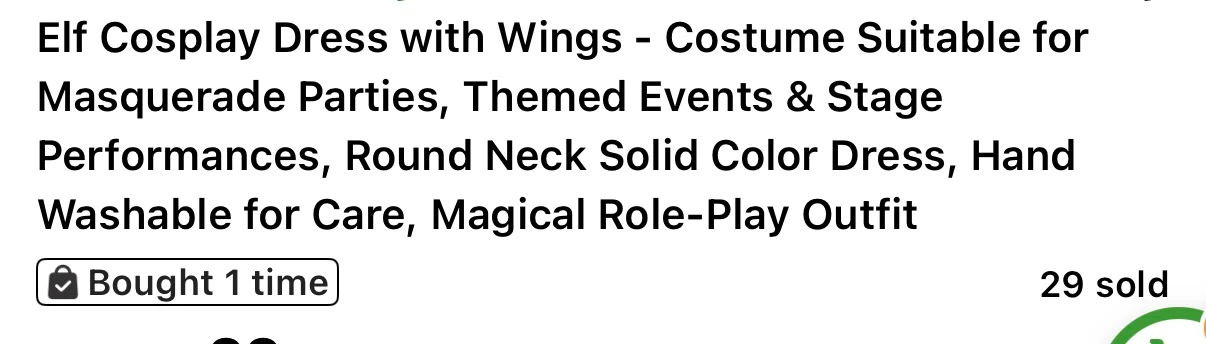 Pink Fairy Cosplay Costume with Wings - photo 5