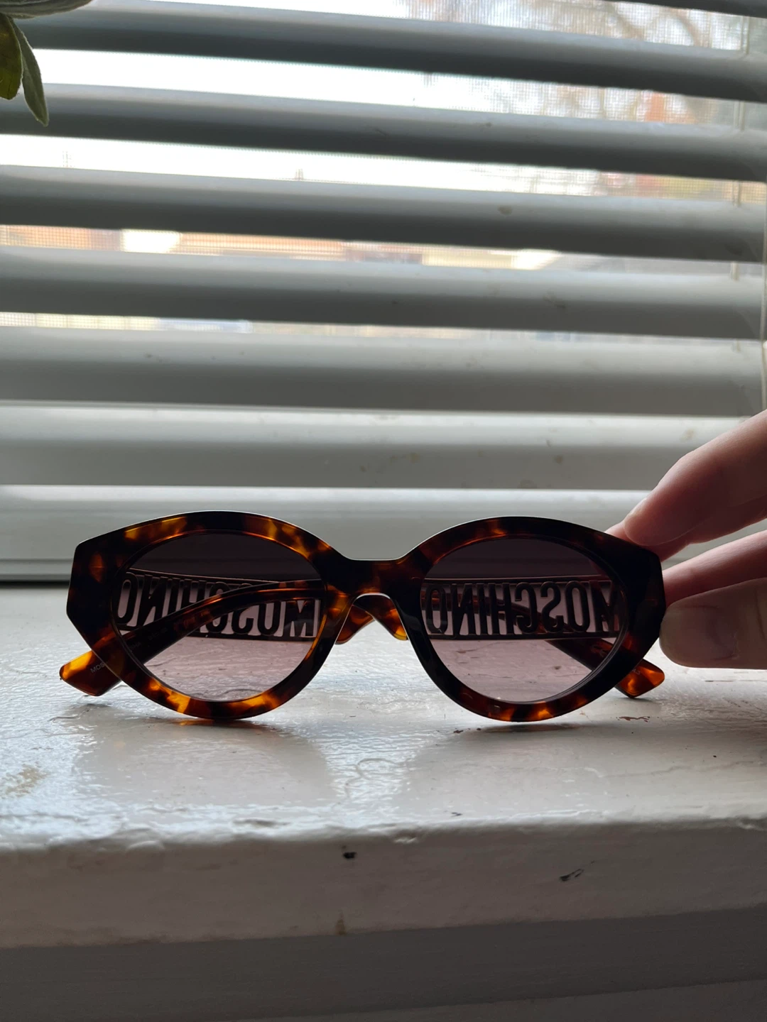 Moschino Tortoiseshell Sunglasses