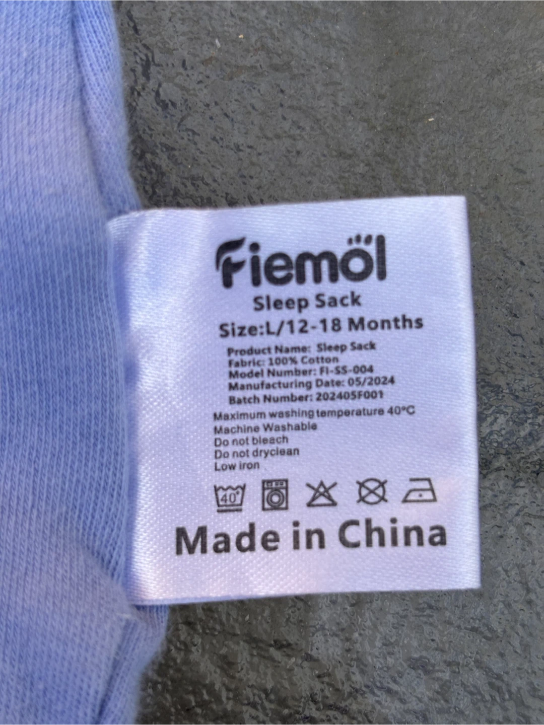 Fiemöl Sleep Sack 12-18 Months - photo 3