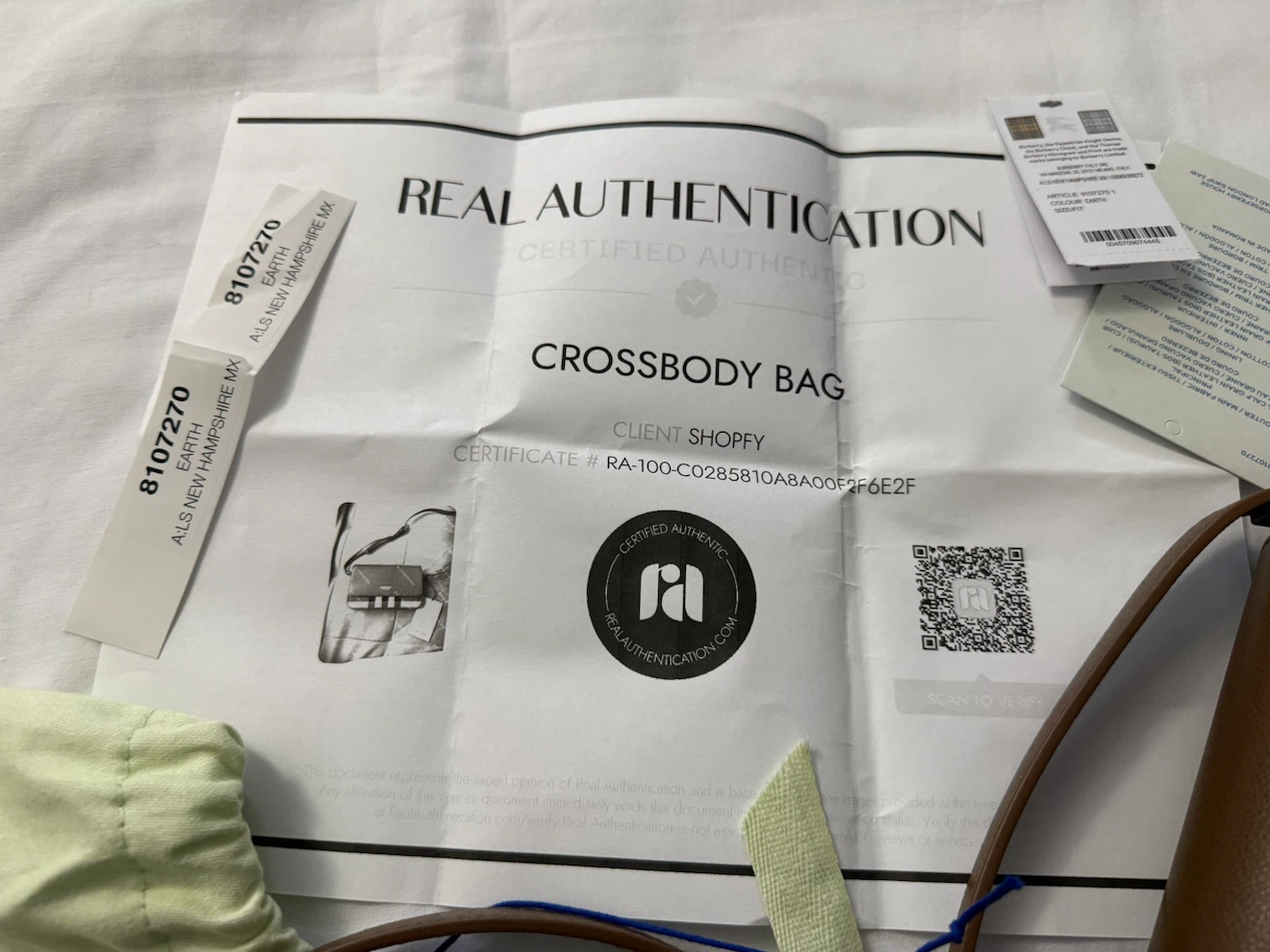 Burberry Crossbody Bag - Earth - photo 3