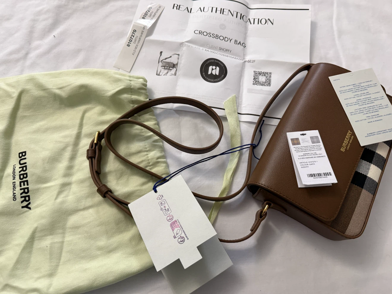 Burberry Crossbody Bag - Earth - photo 5