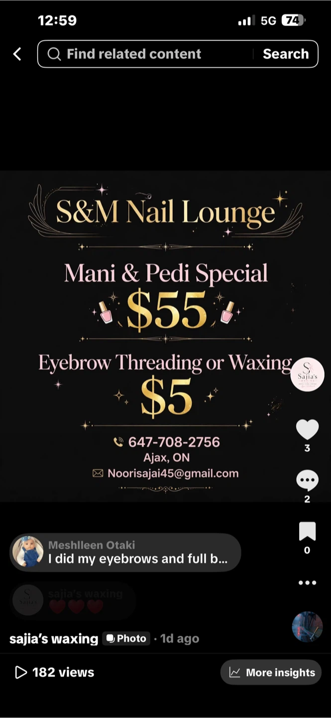 S&M Nail Lounge Services and Price List - photo 2