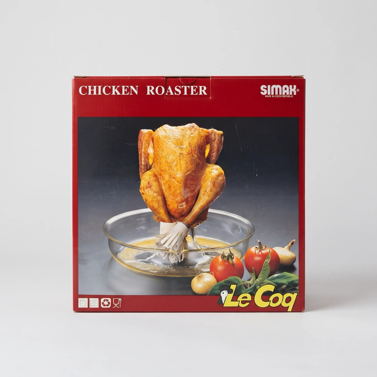 NEW Simax "Le Coq" Chicken Roaster/Vertical Pan (Made in Czech)
