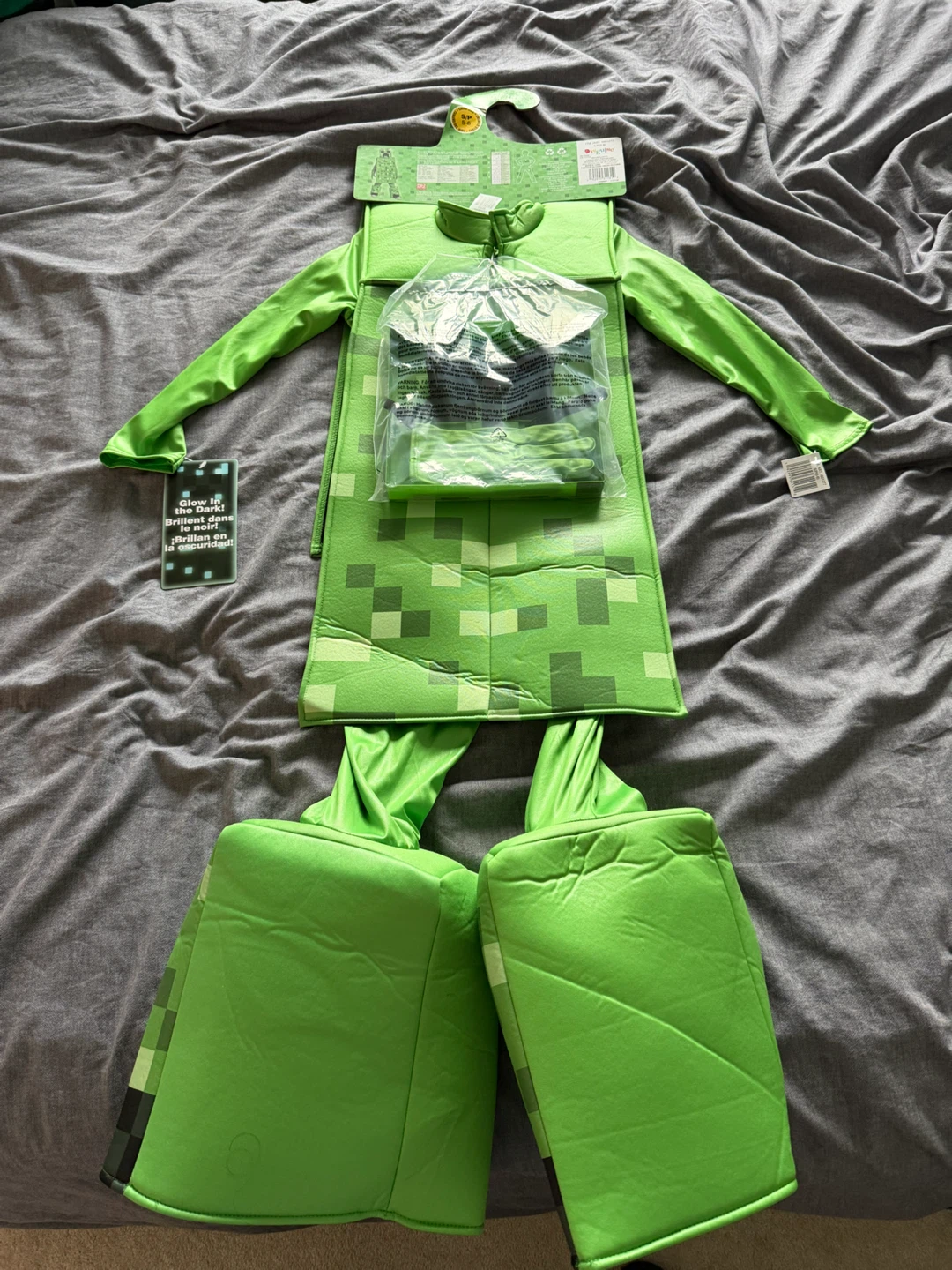 Minecraft Creeper Prestige Costume Size 5-6 - photo 4