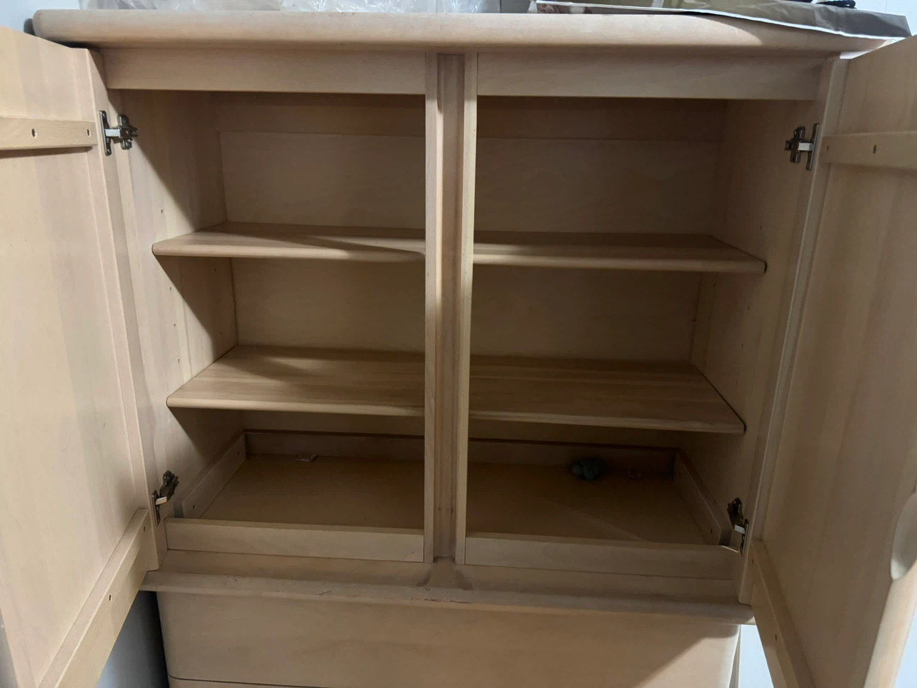 Light Wood Cabinet with Drawers - photo 2