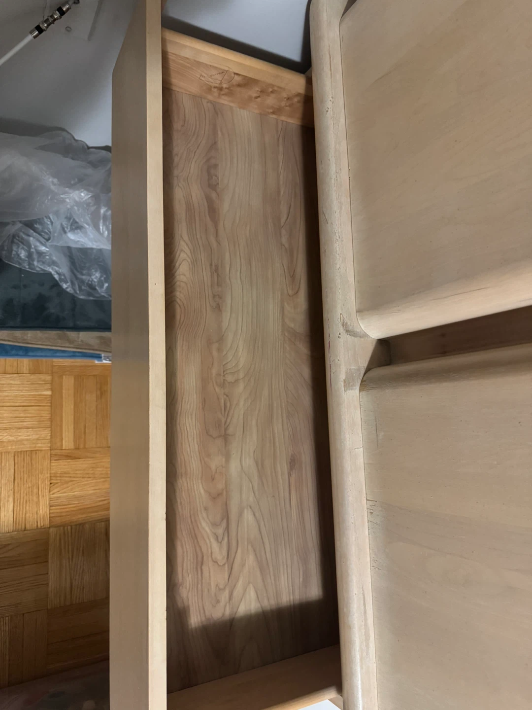 Light Wood Cabinet with Drawers - photo 3