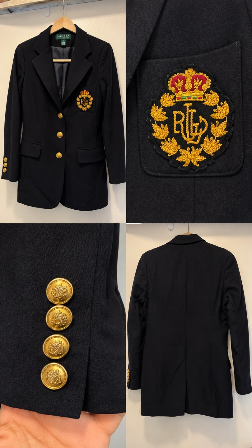 Lauren Ralph Lauren Navy Blazer - photo 3