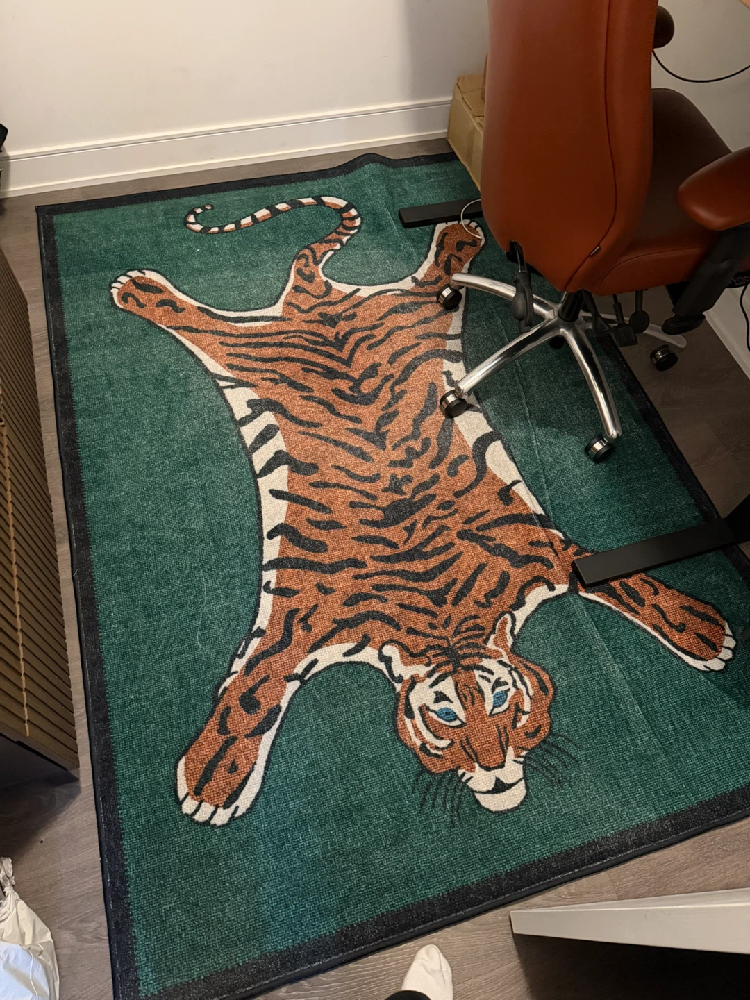 Jonathan Adler Tiger Flatwoven Rug