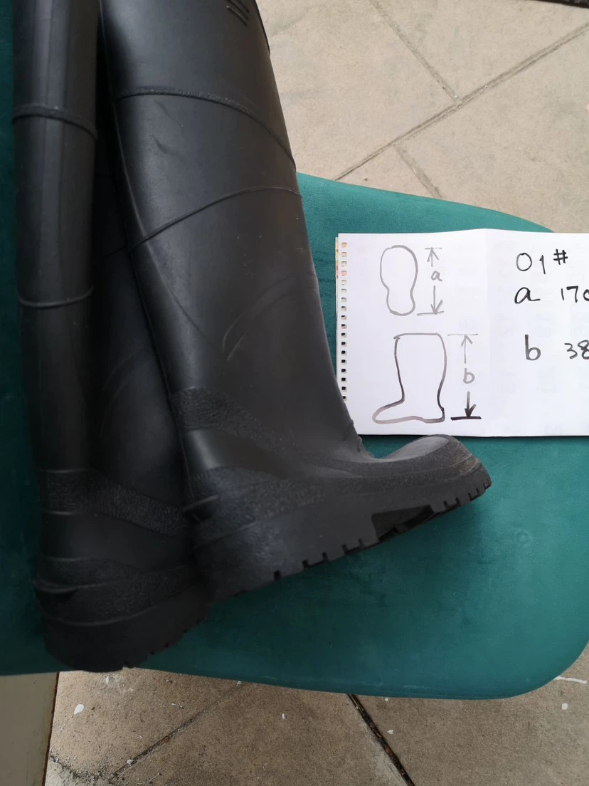 Black Rubber Rain Boots - photo 2