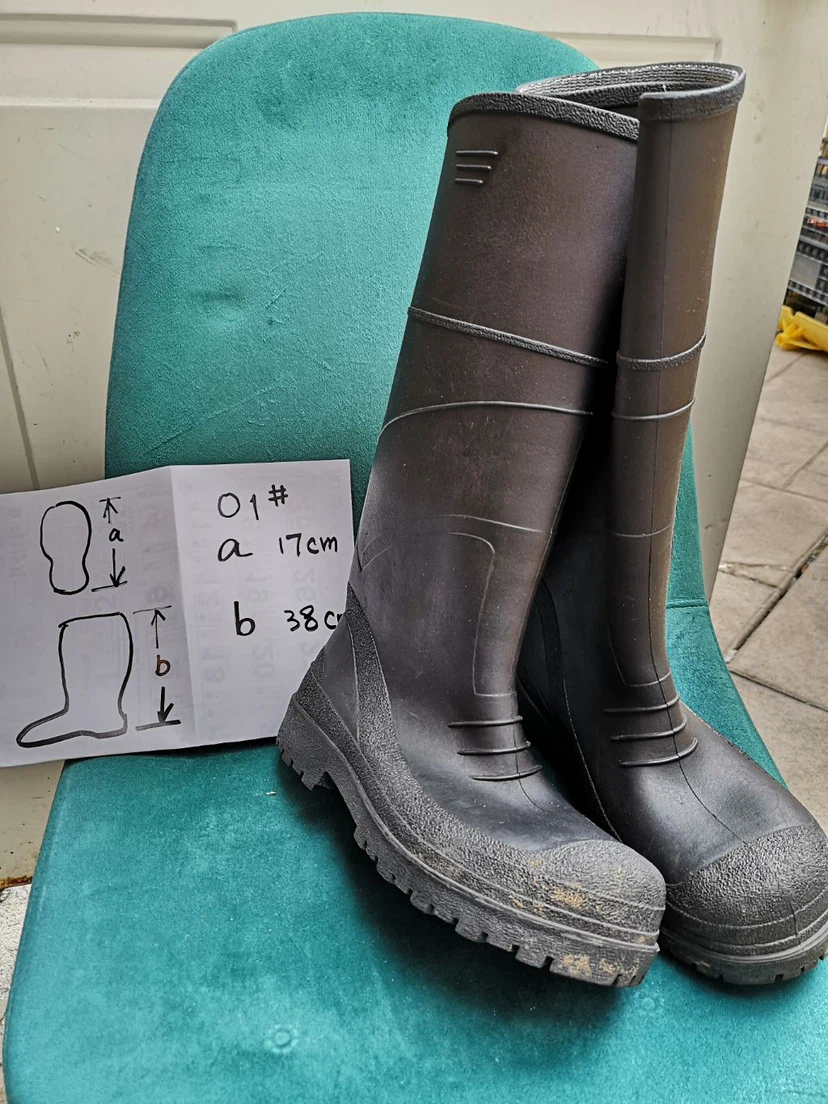 Black Rubber Rain Boots - photo 3