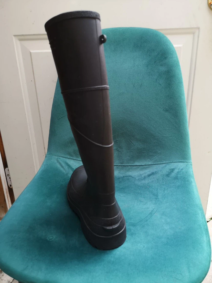 Black Rubber Rain Boots - photo 5