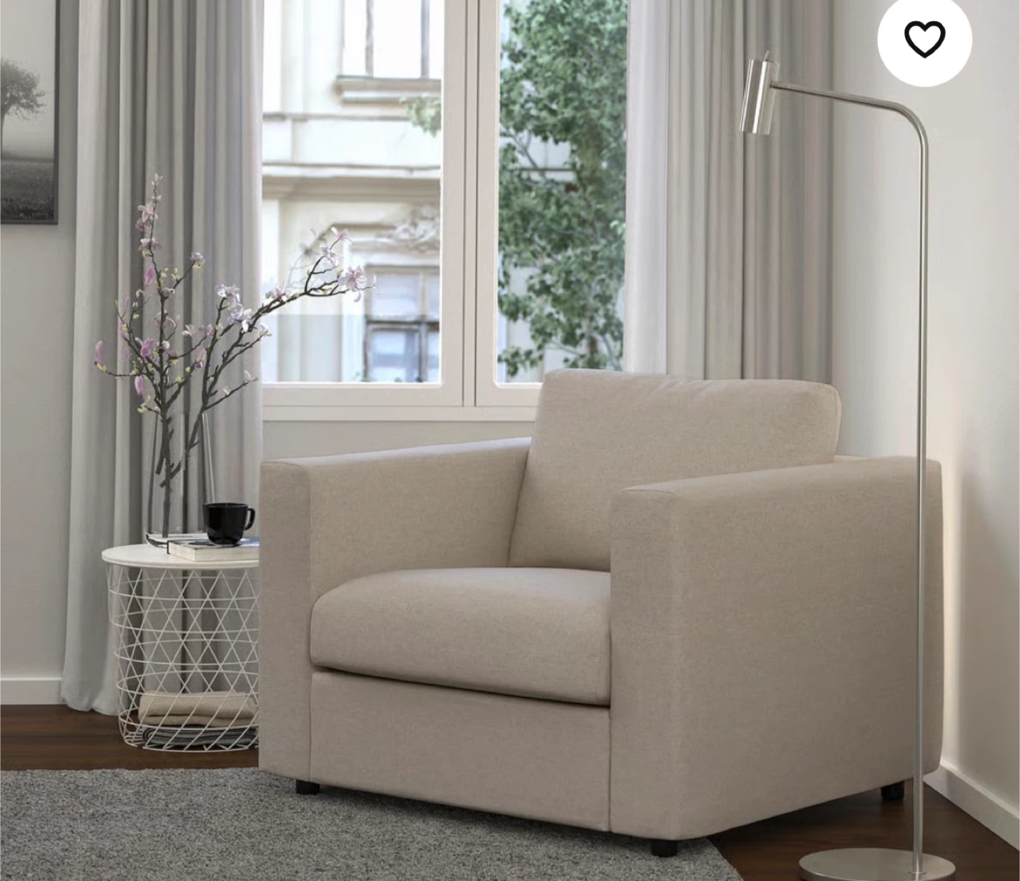 IKEA FINNALA Armchair - Gunnared Beige - photo 3