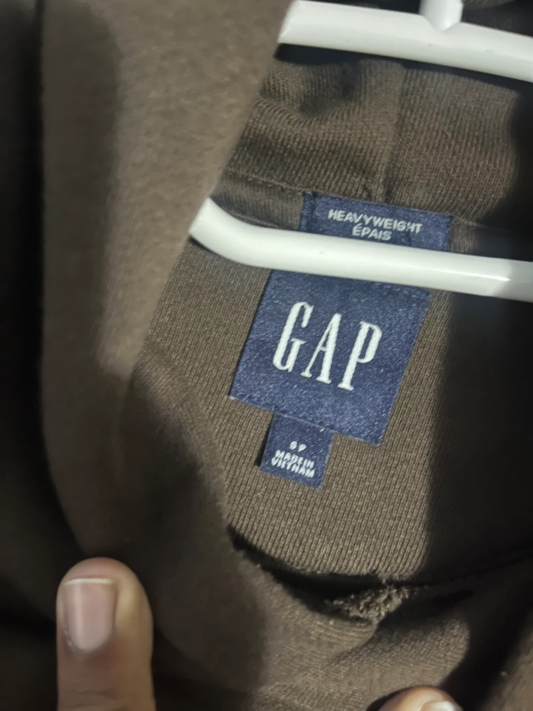 Gap Heavyweight Brown Hoodie - photo 2