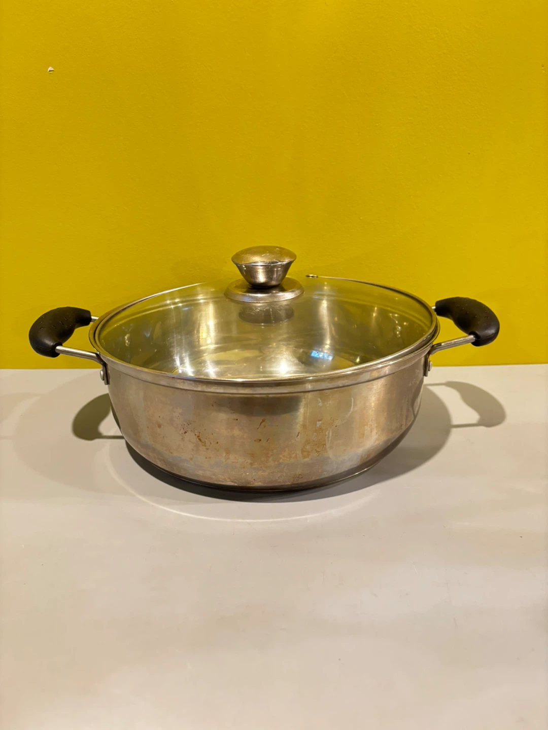 Stainless Steel Pot with Glass Lid