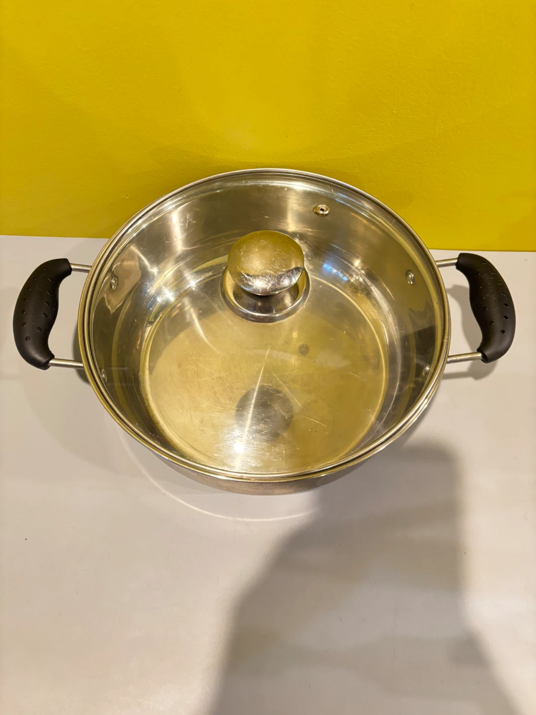 Stainless Steel Pot with Glass Lid - photo 2