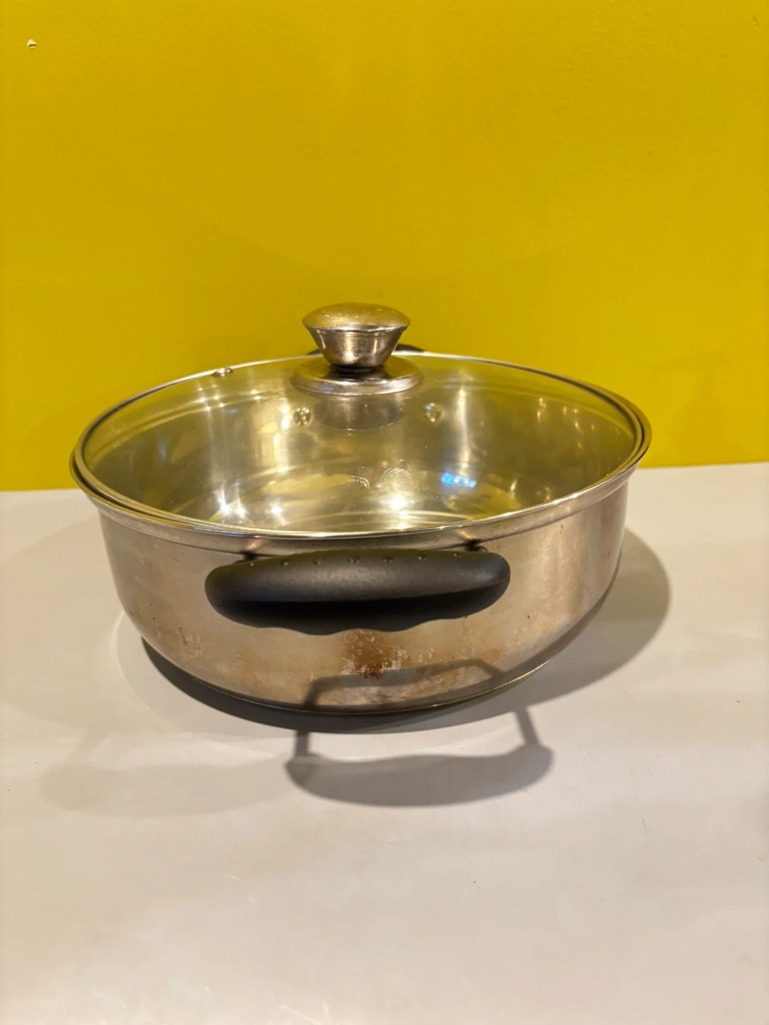 Stainless Steel Pot with Glass Lid - photo 3