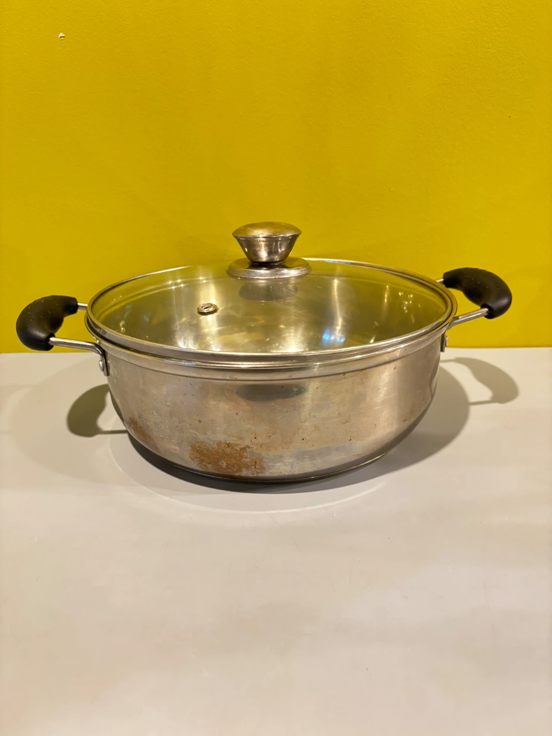 Stainless Steel Pot with Glass Lid - photo 4