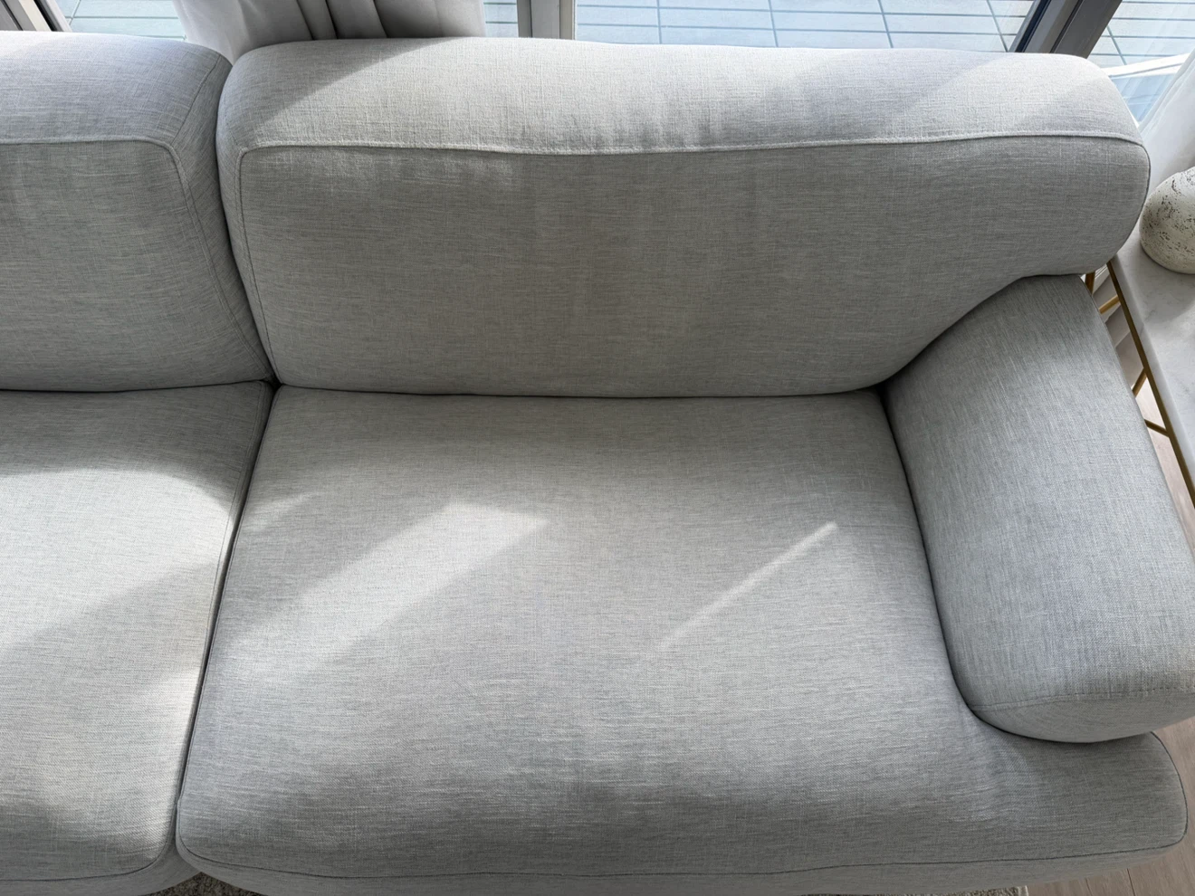 Article Abisko Light Grey Fabric Sofa - photo 5