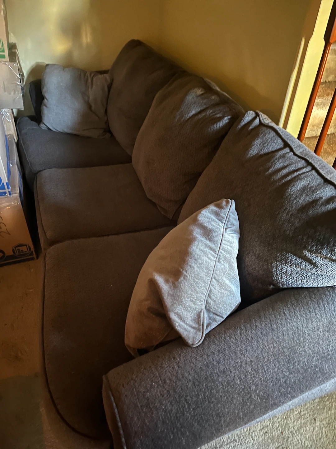 Loveseat and sofa
