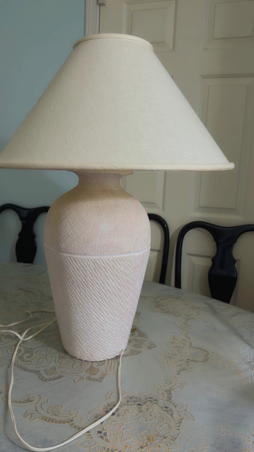 Textured Ceramic Table Lamp - photo 2